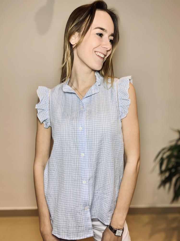 Blouse Samara bleu, .