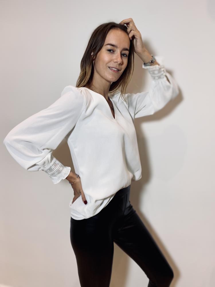 Blouses Blouse Antonia blanc