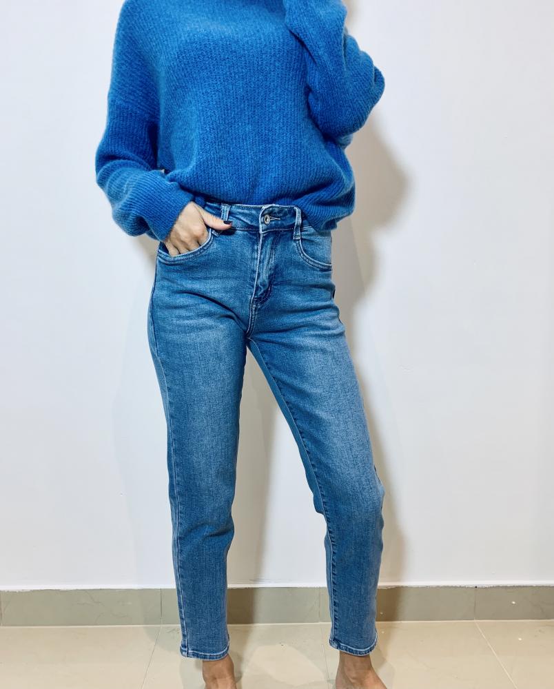 Jeans mom Lizon bleu clair, .