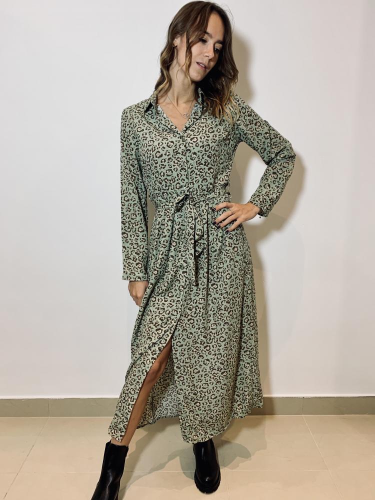 Robes Robe longue Anyta verte