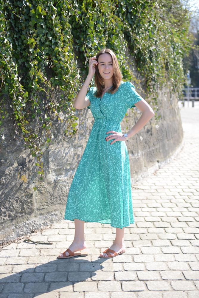 Robes Robe Brigitte vert