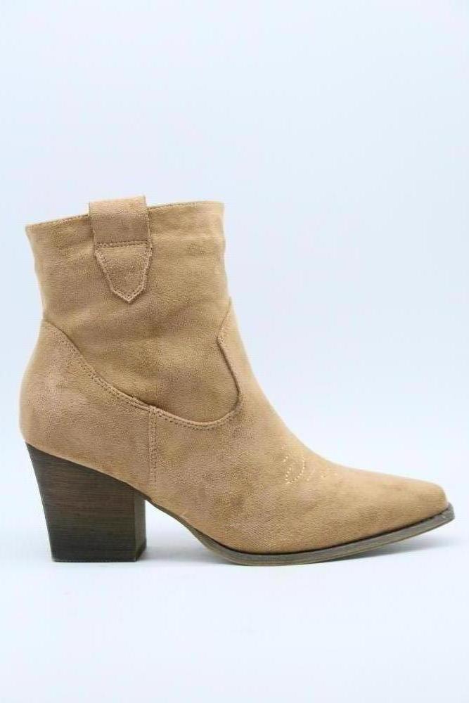 Bottines Danis camel, .