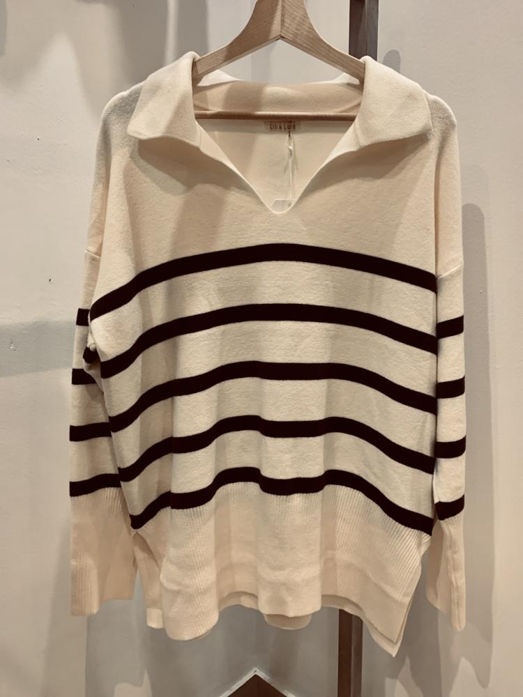 Pull Pull Bridget beige marron