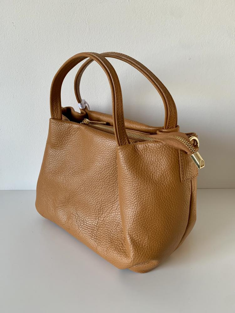 Sac Martha cuir camel, .