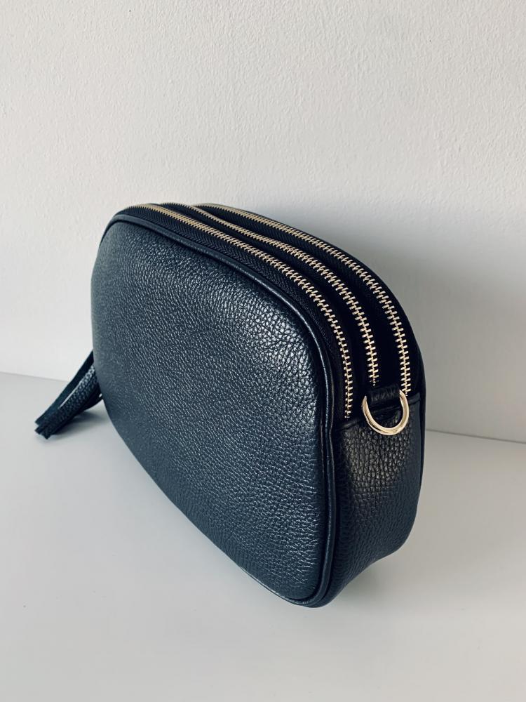 Sac Tayler cuir noir, .