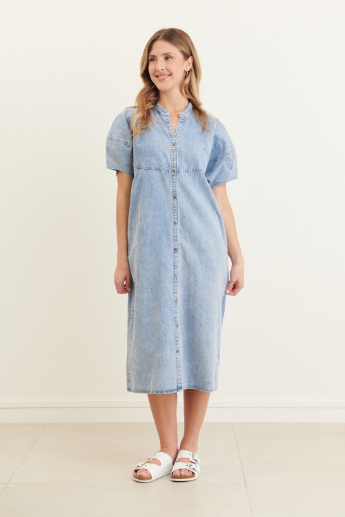 Robe Annika en denim, .