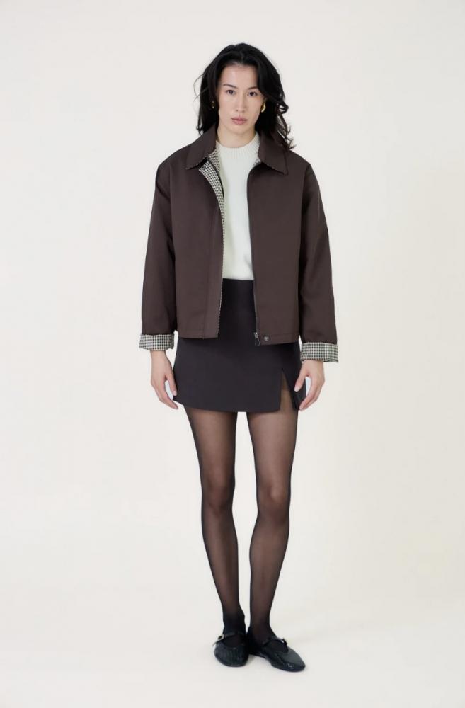 Acheter en ligne Veste Veste Asli marron Veste Veste Asli marron