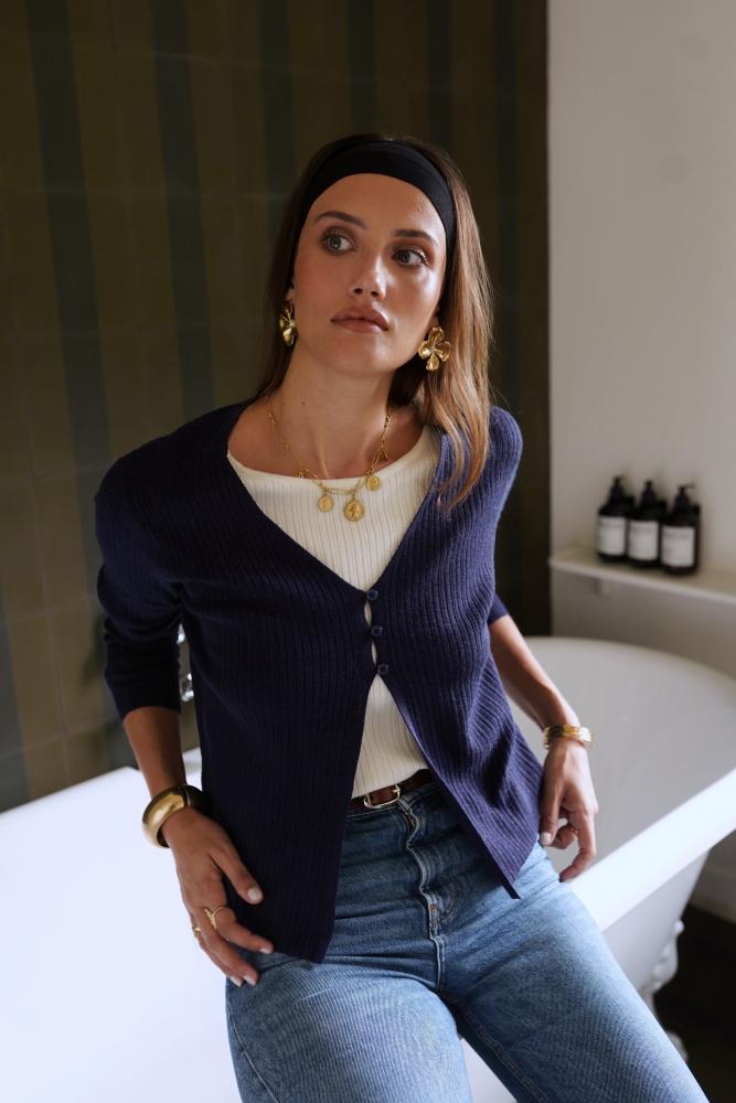 Acheter en ligne Gilets Gilet Arin marine Gilets Gilet Arin marine