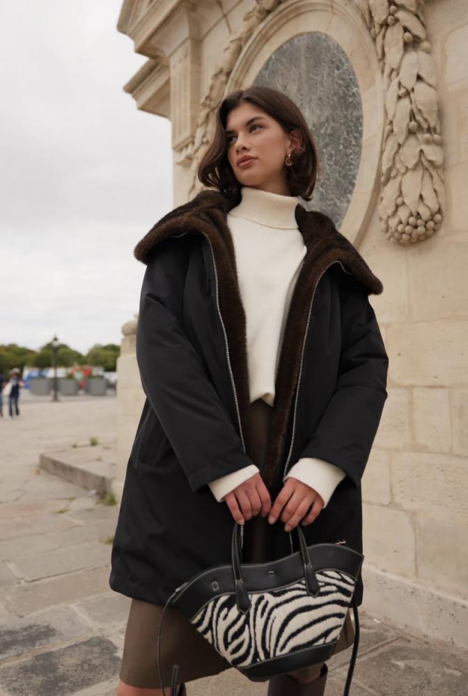 Acheter en ligne Parka Parka MEGAN noire Parka Parka MEGAN noire