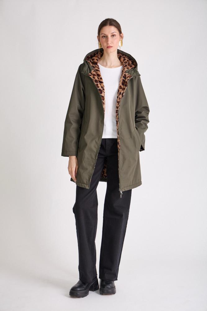 Acheter en ligne Parka Parka Asli kaki Parka Parka Asli kaki