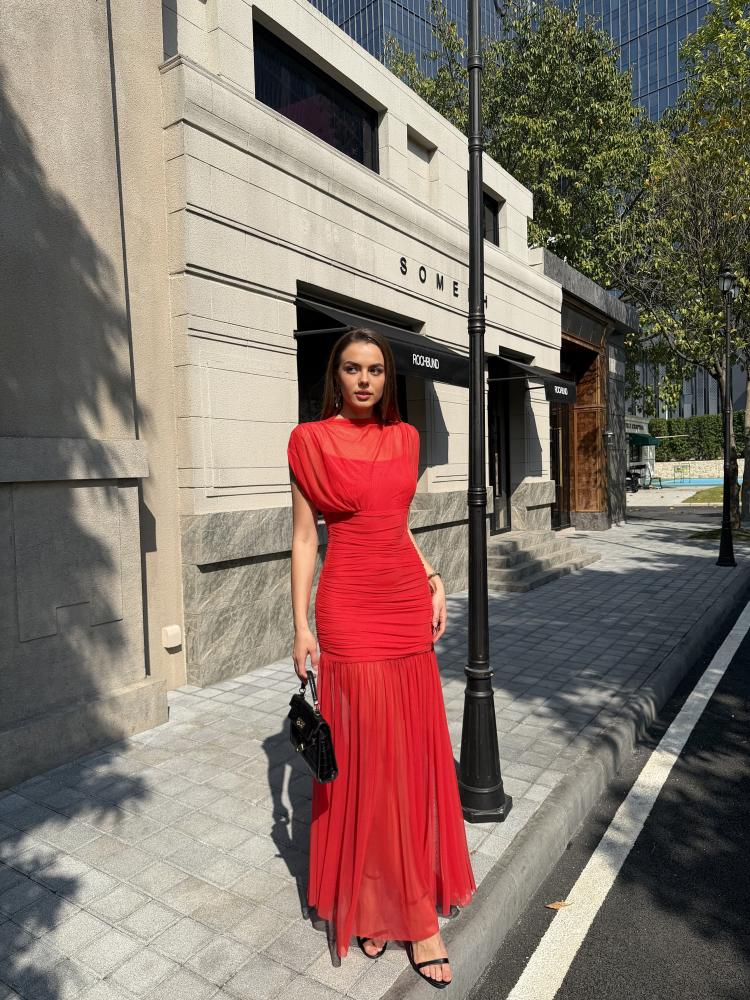 Acheter en ligne Robes Robe Maddie en voile Robes Robe Maddie en voile