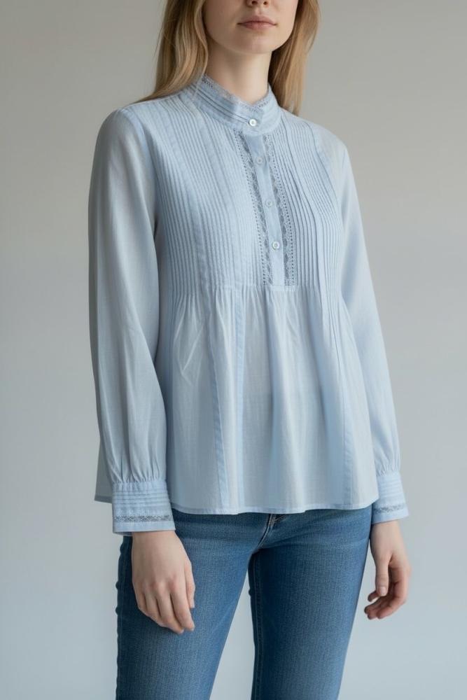 Acheter en ligne Chemises Chemise Khamla ciel Chemises Chemise Khamla ciel