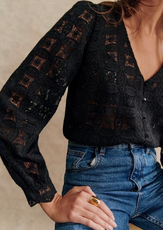 Acheter en ligne Blouses Blouse Kerana black Blouses Blouse Kerana black