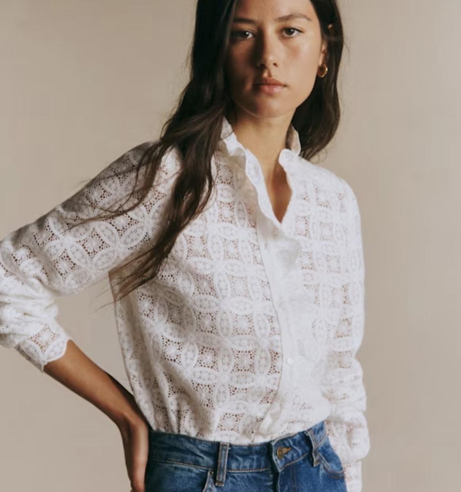 Acheter en ligne Chemises Chemise Leryn white Chemises Chemise Leryn white