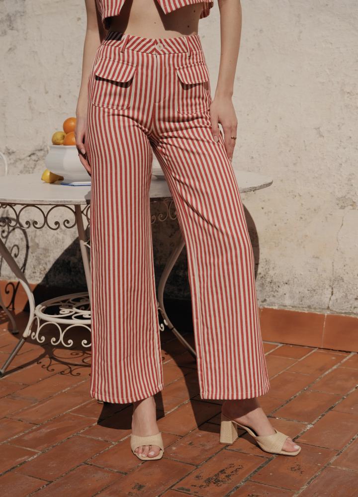 Acheter en ligne Jeans & Pantalons Pantalon Guaci rouge Jeans & Pantalons Pantalon Guaci rouge