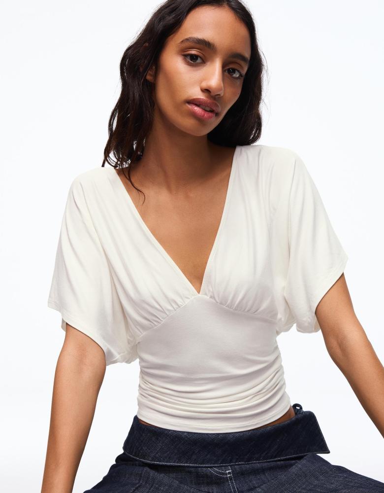 Acheter en ligne T-shirt T-Shirt V Liya blanc T-shirt T-Shirt V Liya blanc