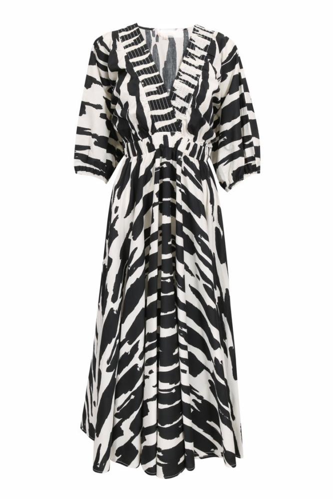 Acheter en ligne Robes Robe Imany black white Robes Robe Imany black white