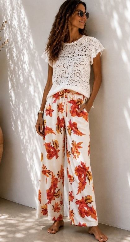 Acheter en ligne Jeans & Pantalons Pantalon Jofia ivoire Jeans & Pantalons Pantalon Jofia ivoire