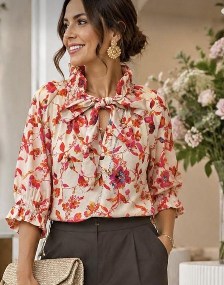 Acheter en ligne Blouses Blouse Maivi corail Blouses Blouse Maivi corail