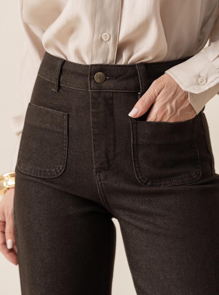 Acheter en ligne Jeans & Pantalons Jean Kari brut chocolat Jeans & Pantalons Jean Kari brut chocolat