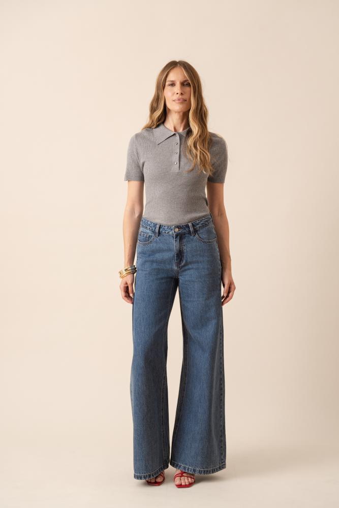 Acheter en ligne Jeans & Pantalons Jean Awa bleu stone Jeans & Pantalons Jean Awa bleu stone