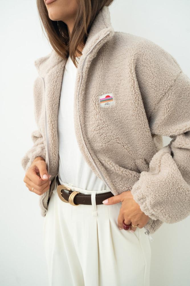 Acheter en ligne Veste Polaire Raina taupe Veste Polaire Raina taupe