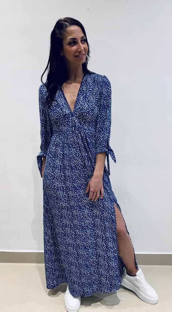 Robe Jeannette bleue foncée, .